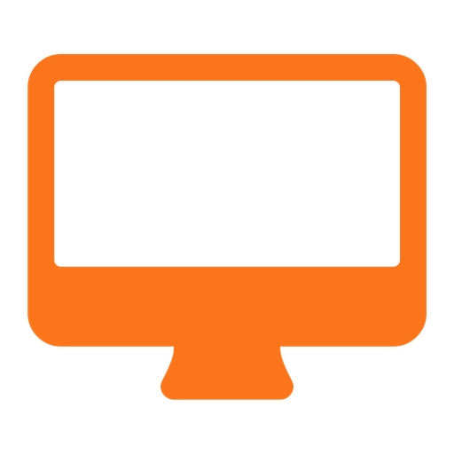 Desktop computer icon